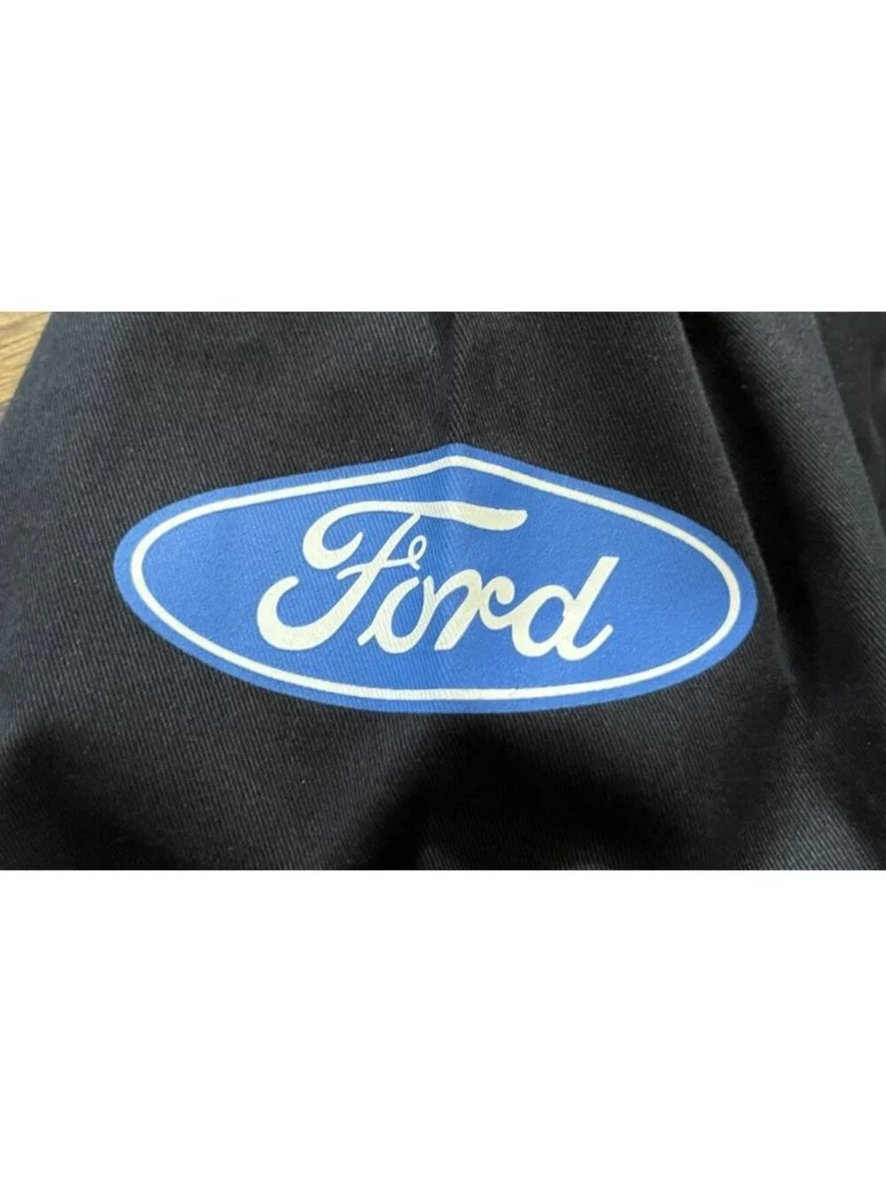 Ford Mustang Road Trip Snap Button Bomber Racing Canvas Jacket NWT Men’s XL